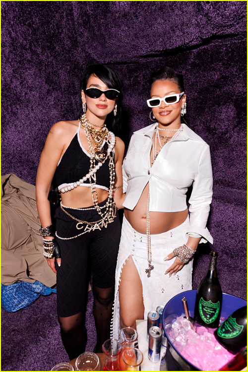 Rihanna and Dua Lipa