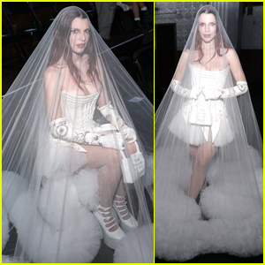 Julia Fox Transforms Into Bride for Wiederhoeft Fashion Show in NYC